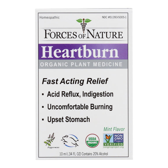 Forces Of Nature - Heartburn Relief - 1 Each-10 Ml - Vita-Shoppe.com