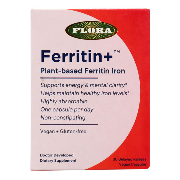Flora - Ferritin Plus - 1 Each-30 Ct - Vita-Shoppe.com