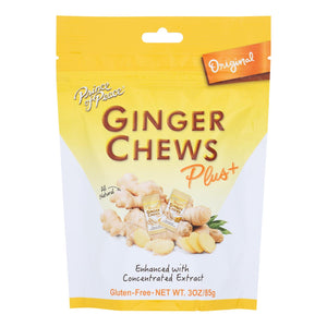 Prince Of Peace - Ginger Chews Plus Orignial - Case Of 6-3 Oz - Vita-Shoppe.com