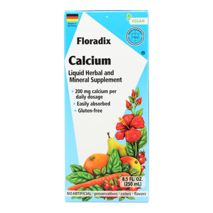 Floradix - Calcium Liquid - 1 Each 1-8.5 Fz - Vita-Shoppe.com