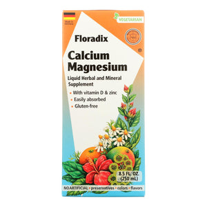 Floradix - Calcium Magnesium Liquid - 1 Each 1-8.5 Fz - Vita-Shoppe.com