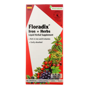 Floradix - Floradix Iron And Herbs - 1 Each 1-17 Fz - Vita-Shoppe.com