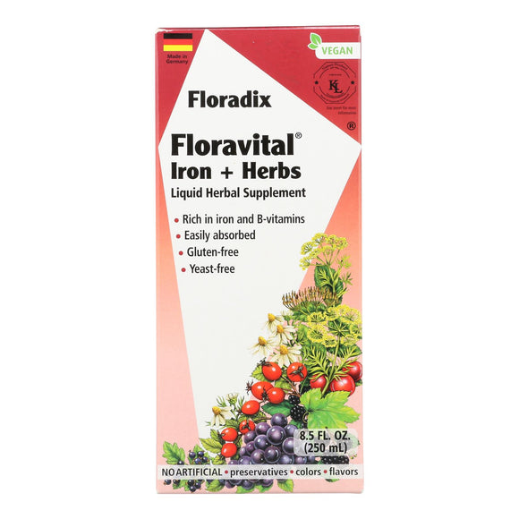 Floradix - Floravital Iron And Herbs - 1 Each 1-8.5 Fz - Vita-Shoppe.com