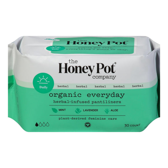 The Honey Pot - Pantiliner Evryday Herbal - 1 Each 1-30 Ct - Vita-Shoppe.com