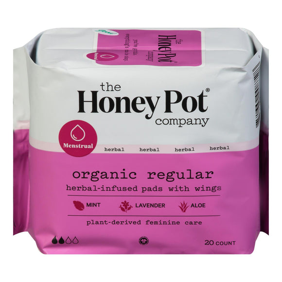 The Honey Pot - Mnstrl Pads Reg Herbal - 1 Each 1-20 Ct - Vita-Shoppe.com