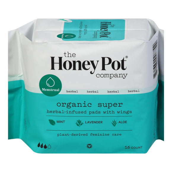 The Honey Pot - Mnstrl Pads Super Herbal - 1 Each 1-16 Ct - Vita-Shoppe.com