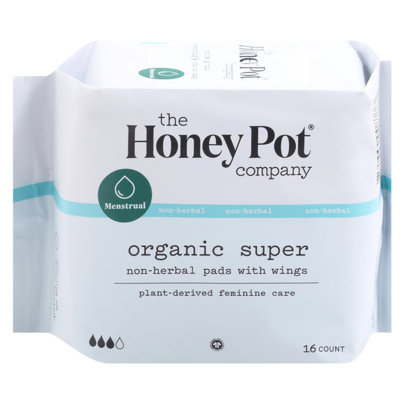 The Honey Pot - Pd Menstrl Spr N Herb - 1 Each-16 Ct - Vita-Shoppe.com