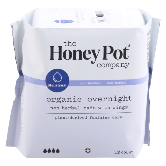 The Honey Pot - Mnstl/pad Overnight - 1 Each-12 Ct - Vita-Shoppe.com