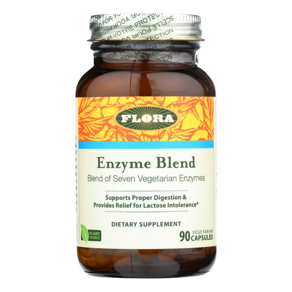 Flora - Enzyme Blend 7 Veg - 1 Each 1-90 Vcap - Vita-Shoppe.com