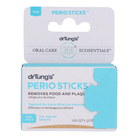 Dr. Tung's - Perio Sticks Thin - Case Of 6-100 Count - Vita-Shoppe.com
