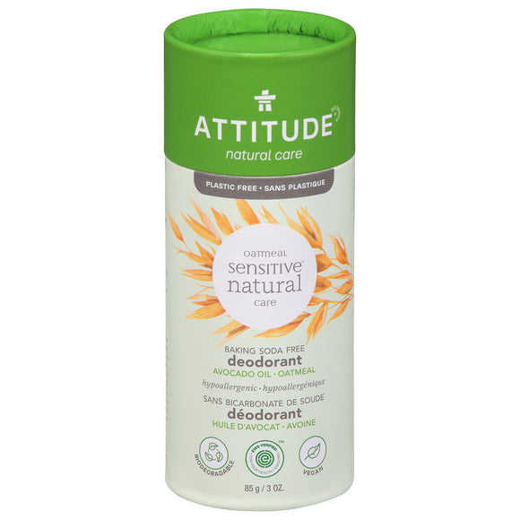 Attitude - Deodorant Snstv Avo Oil - 1 Each-3 Oz - Vita-Shoppe.com