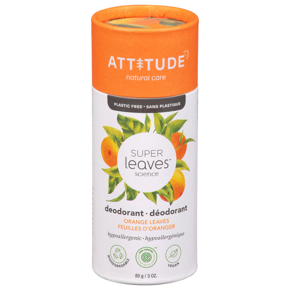 Attitude - Deodorant Spr/lv Orange - 1 Each-3 Oz - Vita-Shoppe.com