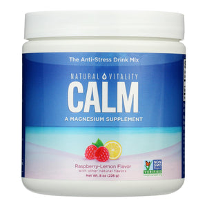 Natural Vitality - Calm Raspberry-lemon - 1 Each 1-8 Oz - Vita-Shoppe.com