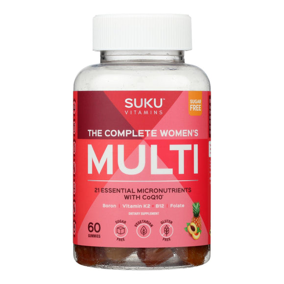 Suku Vitamins - Gummy Complete Wmns Multi - 1 Each -60 Count - Vita-Shoppe.com
