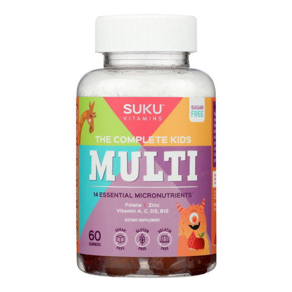Suku Vitamins - Gummy Complete Kids Multi - 1 Each -60 Count - Vita-Shoppe.com