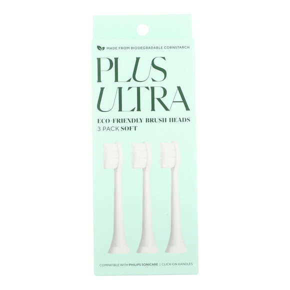 Plus Ultra - Tbrush Heads Echo 3pk - Case Of 4-3 Ct - Vita-Shoppe.com