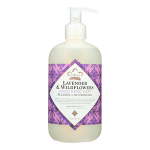 Nubian Heritage - Liquid Hand Soap Lav-wldflwr - 1 Each -12 Fz - Vita-Shoppe.com