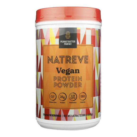 Natreve - Protein Powder Pbttr Vegan - Case Of 4-23.8 Oz - Vita-Shoppe.com