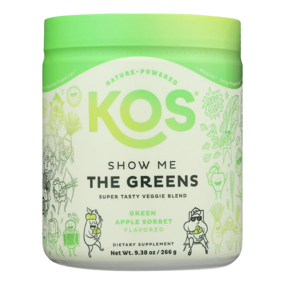 Kos - Veg Blend The Greens - 1 Each -9.38 Oz - Vita-Shoppe.com