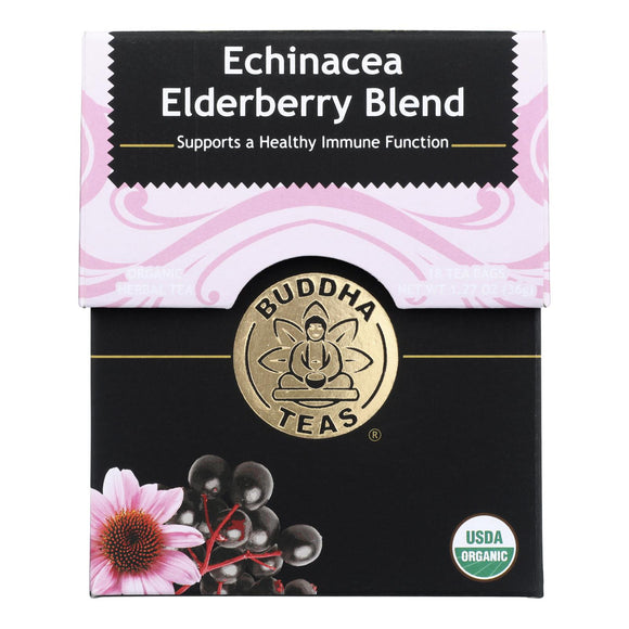 Buddha Teas - Tea Echin Elbry Blend - Case Of 6-18 Ct - Vita-Shoppe.com