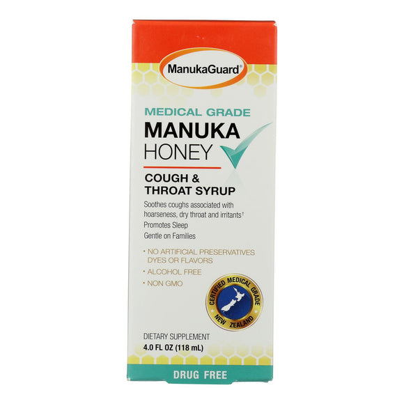 Manukaguard - Cgh+thrt Syrup Black Cherry - 1 Each-4 Fz - Vita-Shoppe.com