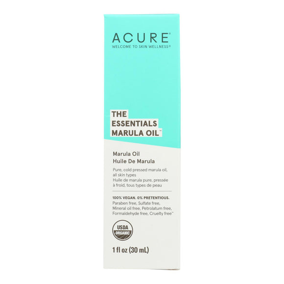 Acure - Oil Organic Essentials Marula - 1 Each -1 Fz - Vita-Shoppe.com