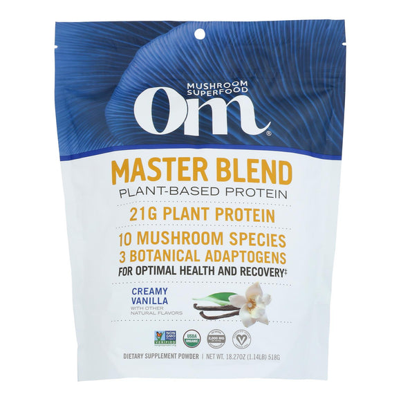 Om - Protein Powder Vanilla - 1 Each-18.27 Oz - Vita-Shoppe.com