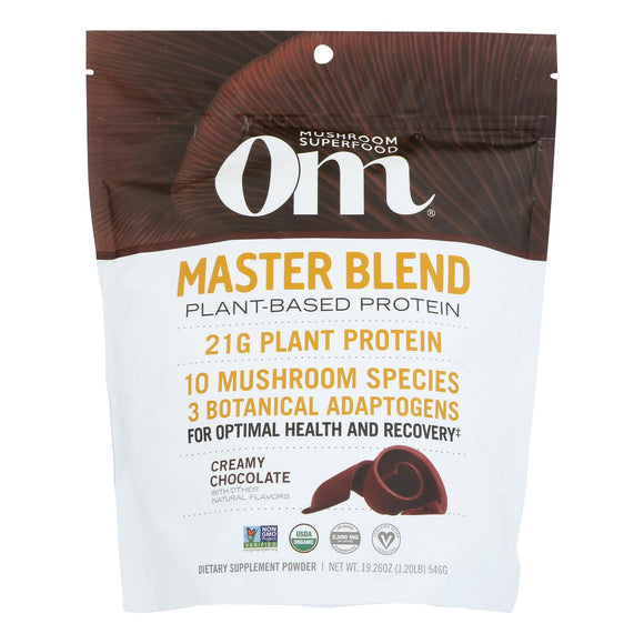 Om - Protein Powder Chocolate - 1 Each-19.26 Oz - Vita-Shoppe.com