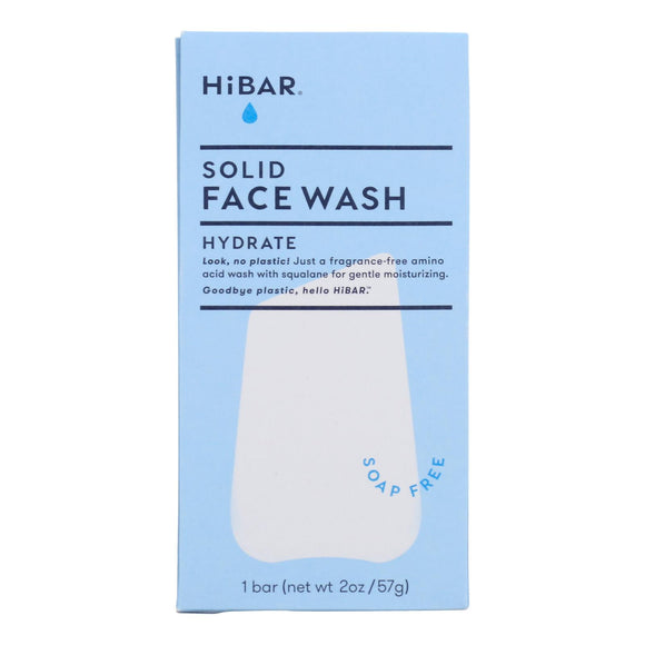 Hibar Inc - Face Wash Hydrate Solid - 1 Each-2 Oz - Vita-Shoppe.com