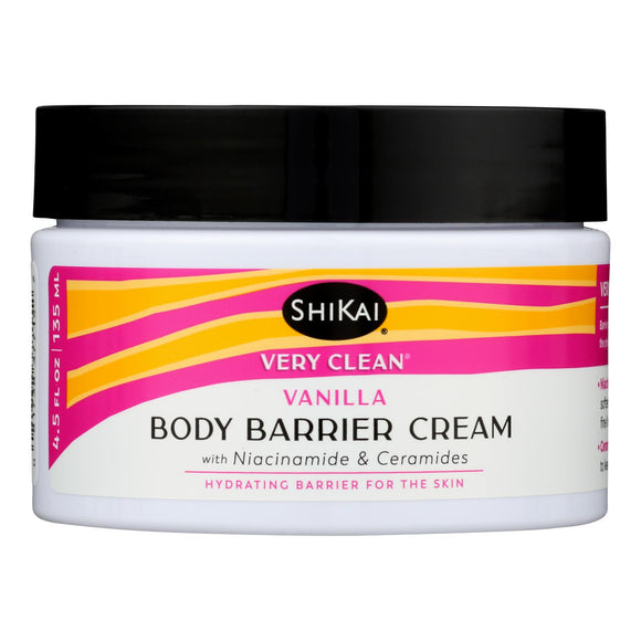 Shikai Products - Cream Barrier Vanilla - 1 Each-4.5 Fz - Vita-Shoppe.com