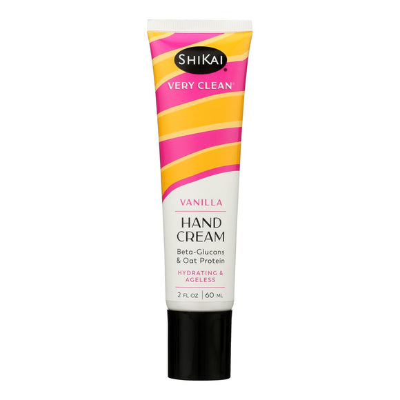 Shikai Products - Hand Cream Vanilla - 1 Each-2 Fz - Vita-Shoppe.com