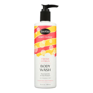 Shikai Products - Body Wash Fresh Citrus - 1 Each-12 Fz - Vita-Shoppe.com