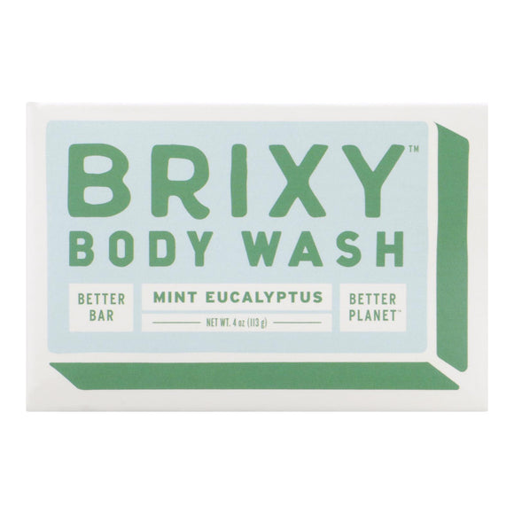 Brixy - Body Wash Bar Mint Euclypt - 1 Each -4 Oz - Vita-Shoppe.com