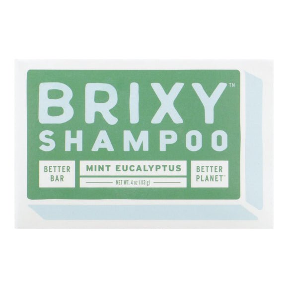 Brixy - Shampoo Bar Mint Euclypt - 1 Each -4 Oz - Vita-Shoppe.com