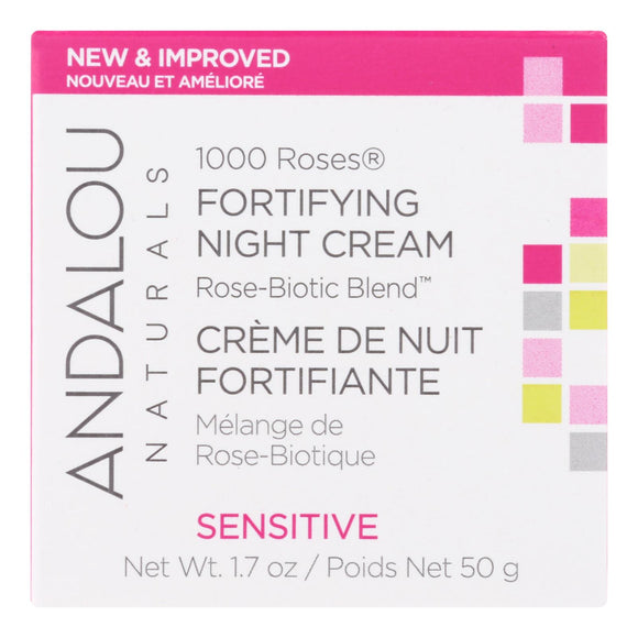 Andalou Naturals - Face Cream Night Fortifying - 1 Each-1.7 Ounces - Vita-Shoppe.com