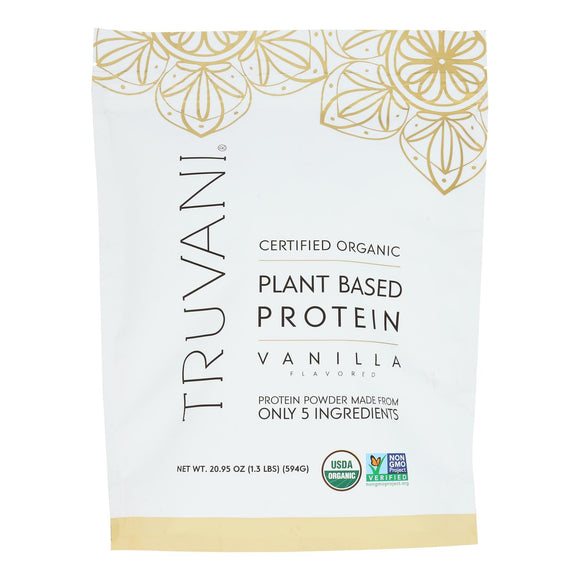 Truvani - Protein Powder Vanilla - 1 Each-20.95 Oz - Vita-Shoppe.com