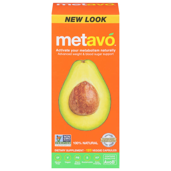 Metavo - Metabolism Suprt Plnt Bsd - Case Of 3-120 Ct - Vita-Shoppe.com