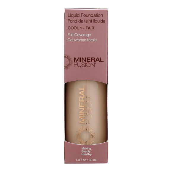 Mineral Fusion - Mkup Liquid Foundation Cool1 - 1 Each-1 Fz - Vita-Shoppe.com