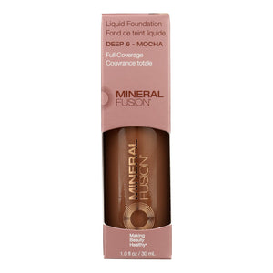 Mineral Fusion - Mkup Liquid Foundation Deep6 - 1 Each-1 Fz - Vita-Shoppe.com