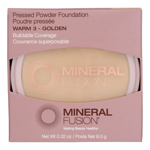 Mineral Fusion - Mkup Pressed Base Warm 3 - 1 Each-.32 Oz - Vita-Shoppe.com