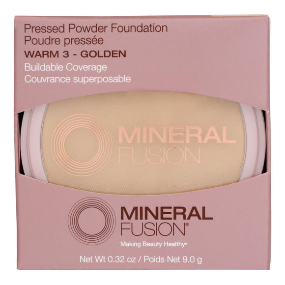 Mineral Fusion - Mkup Pressed Base Warm 3 - 1 Each-.32 Oz - Vita-Shoppe.com