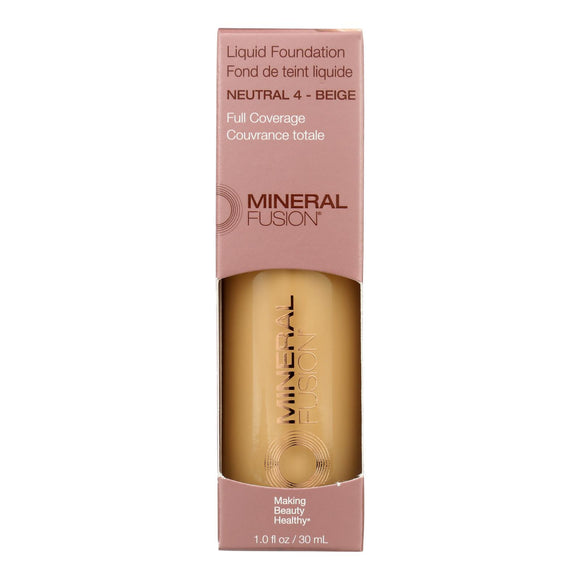 Mineral Fusion - Mkup Liquid Foundtn Ntrl 4 - 1 Each-1 Fz - Vita-Shoppe.com