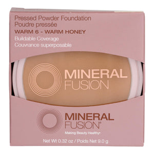 Mineral Fusion - Mkup Pressed Base Warm 6 - 1 Each-.32 Oz - Vita-Shoppe.com