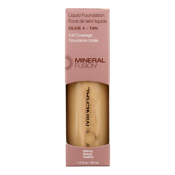 Mineral Fusion - Mkup Liquid Foundtn Olive 4 - 1 Each-1 Fz - Vita-Shoppe.com