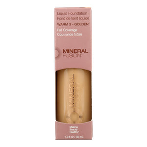 Mineral Fusion - Mkup Liquid Foundation Warm3 - 1 Each-1 Fz - Vita-Shoppe.com