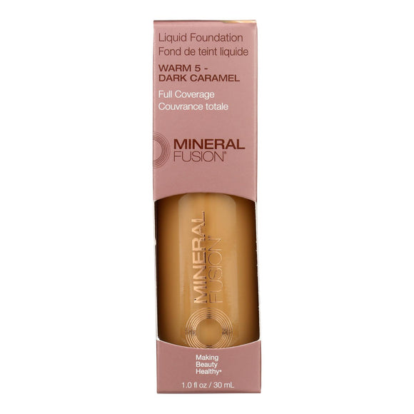 Mineral Fusion - Mkup Liquid Foundation Warm5 - 1 Each-1 Fz - Vita-Shoppe.com