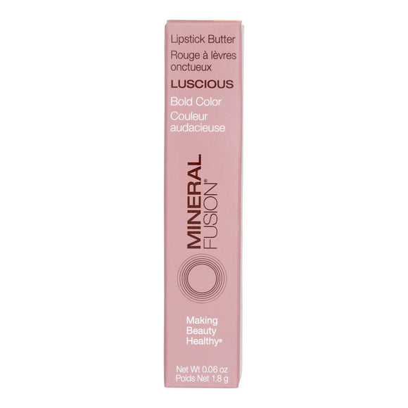 Mineral Fusion - Mkup Lipstick Butter Luscious - 1 Each-.06 Oz - Vita-Shoppe.com