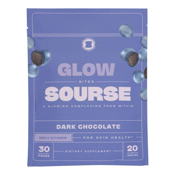 Sourse - Glow Bites Vitamin Infused Chocolate - Case Of 6-2.2 Oz - Vita-Shoppe.com