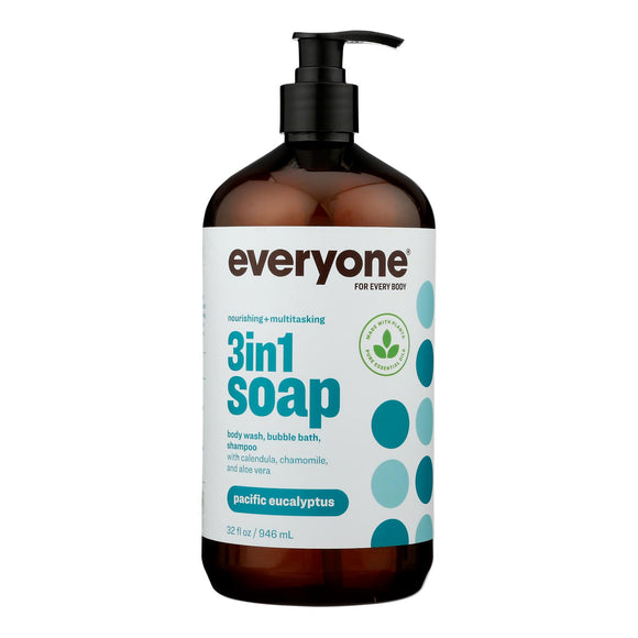 Everyone - Soap 3 In 1 Pac Euclyptus - 1 Each-32 Fz - Vita-Shoppe.com