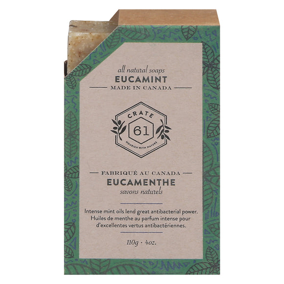 Crate 61 - Bar Soap Eucamint - Case Of 8-4 Oz - Vita-Shoppe.com